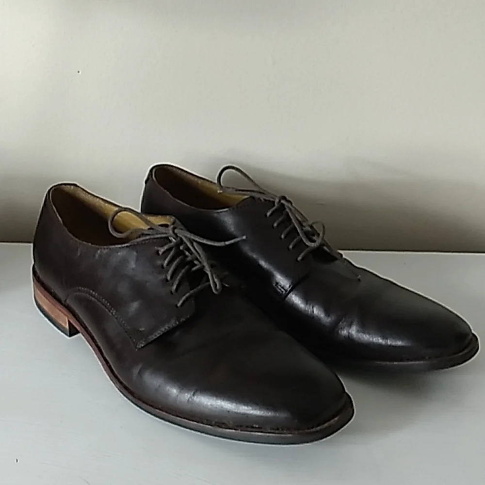 Mens Cole Haan Oxford Leather 9.5 dress professional lace up shoes 👞